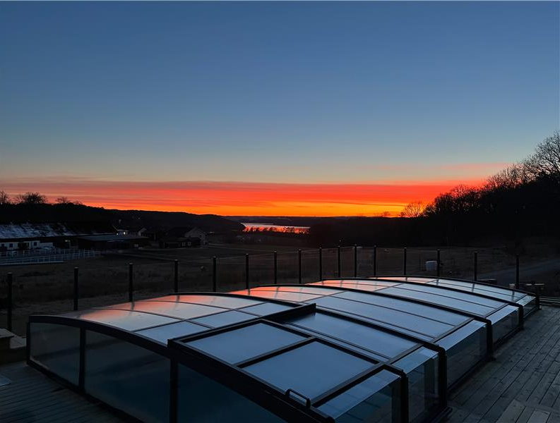 Pooltak 8x4m | ECO Smart Serien | UV-beskyttelse Pooltak 8x4m | ECO Smart Serien | UV-beskyttelse