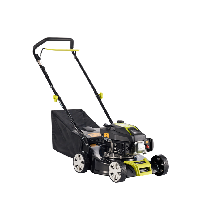 Bensindrevet gressklipper | 40 cm klippebredde | 45 L oppsamler | Metalcraft