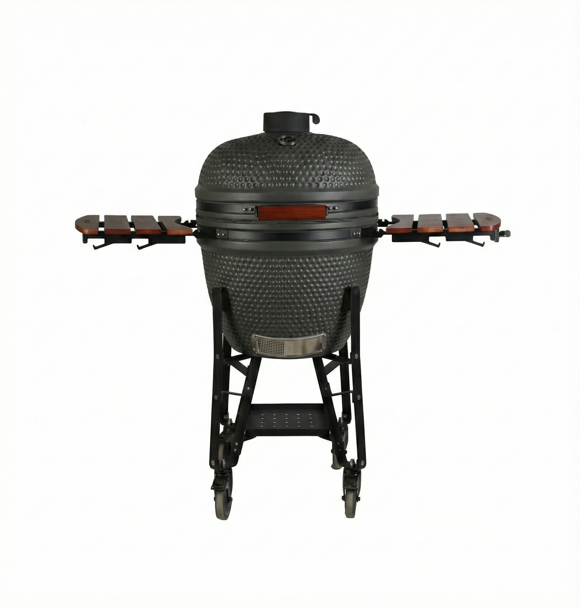 Kamado-grill 23� | Keramisk kullgrill | Sidebord og termometer