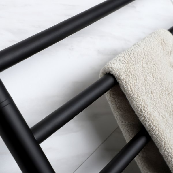 Stor elektrisk hndklestang 63x55x12,5cm | 9007 | Svart