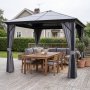 Paviljong premium 3 � 3 m | Tak i kanalplast | Inkl. vegger og myggnett