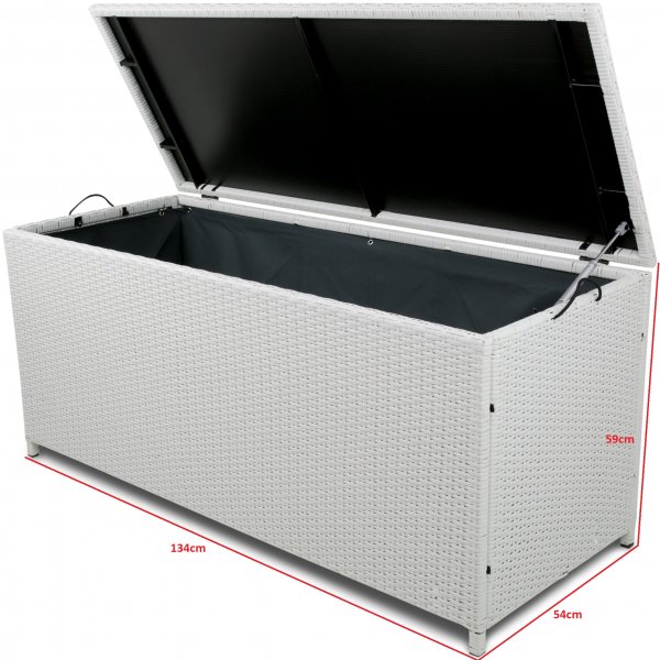 Putekasse i konstrotting til utembler - Hvit