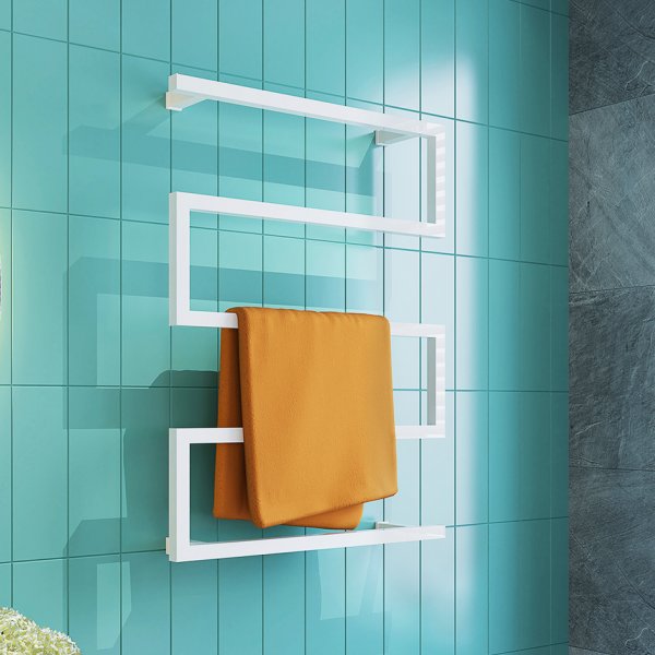 Elektrisk håndkletørker 60x80x12cm | Hvit Elektrisk håndkletørker 60x80x12cm | Hvit