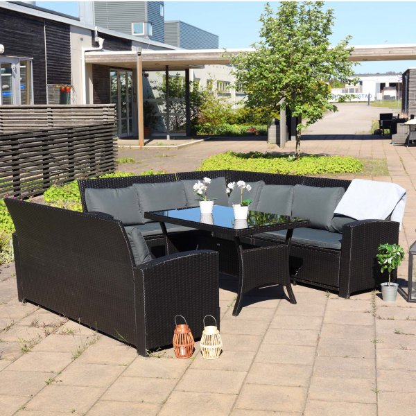 Sofagruppe utemøbler | Innebygd oppbevaring | Lyfco Sannäs Sofagruppe utemøbler | Innebygd oppbevaring | Lyfco Sannäs