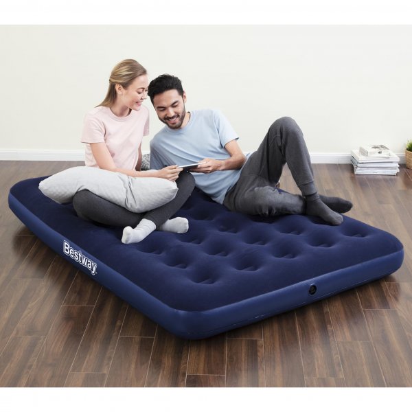 Oppbl�sbar madrass | Bestway Airbed Full med elektrisk pumpe