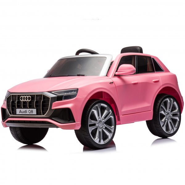 Elbil for barn Audi Q8 2x35W 12V7Ah | Rosa Elbil for barn Audi Q8 2x35W 12V7Ah | Rosa
