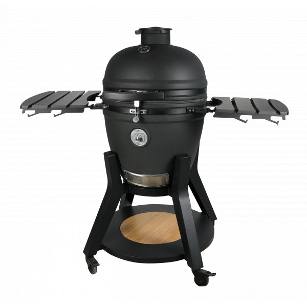 21\\\" Pro Kamado | Premium keramisk grill med topp- og bunnventil | Air Hinge og HDPE-sidebord