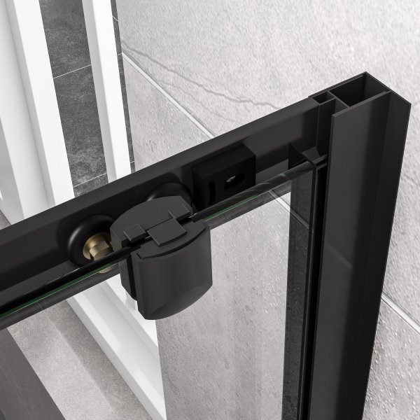 Dusjhjørne med skyvedører | 6mm sikkerhetsglass | Moderne design Dusjhjørne med skyvedører | 6mm sikkerhetsglass | Moderne design