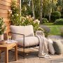 Loungefåtölj i galvaniserat stål | Fårö Loungefåtölj i galvaniserat stål | Fårö