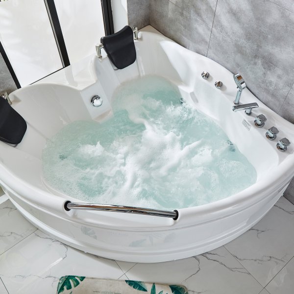 Boblebadekar for 2 personer 150x150 cm | H�ykvalitetsakryl | BK-005