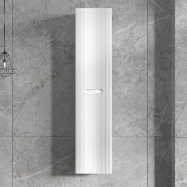 Baderomspakke | Kommode 101cm | Rundt LED-speil | Tuba - Hvit Baderomspakke | Kommode 101cm | Rundt LED-speil | Tuba - Hvit