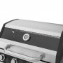 Gasgrill 14,5 kW - 4 rustfrie brennere + 1 sidebrenner - St. Louis