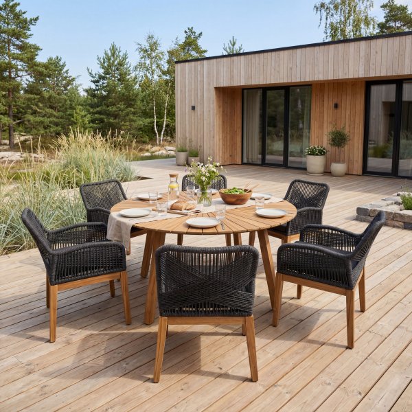 Spisegruppe utemøbler | 6 sitteplasser | Akasietre | Lyfco Florida Spisegruppe utemøbler | 6 sitteplasser | Akasietre | Lyfco Florida