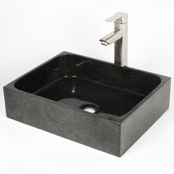 Servant 45x35cm | Svart naturstein | Unike skift Servant 45x35cm | Svart naturstein | Unike skift