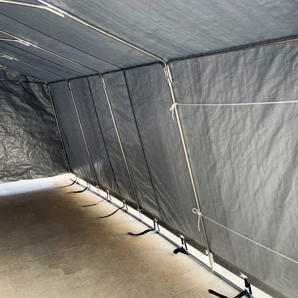 Garasjetelt 13,7m - 200g/m PE - Gr