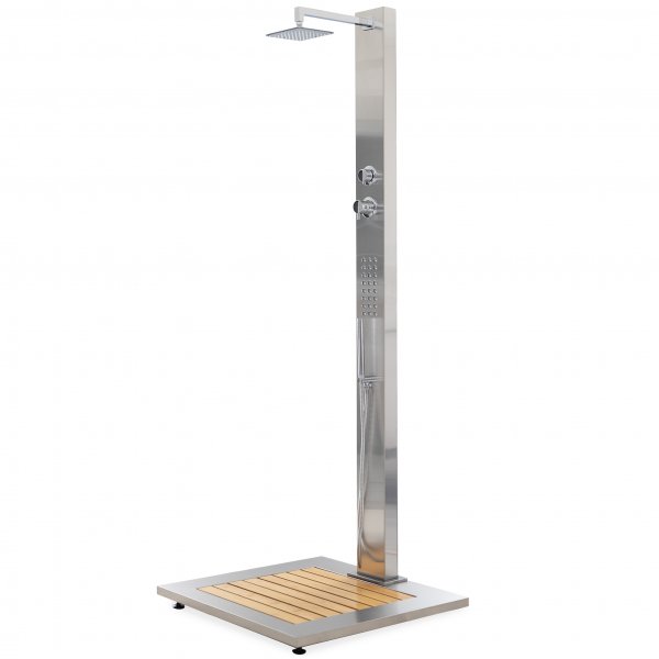 Utedusj med justerbart dusjhode | Rustfritt stål Utedusj med justerbart dusjhode | Rustfritt stål