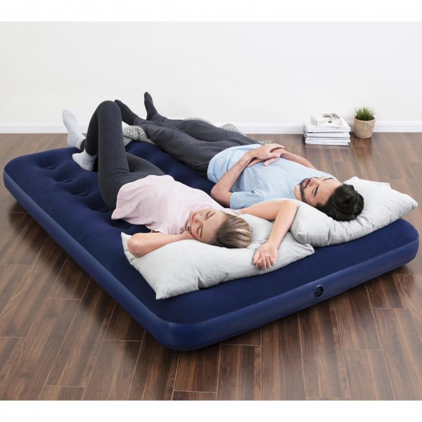 Oppbl�sbar madrass | Bestway Airbed Full med elektrisk pumpe