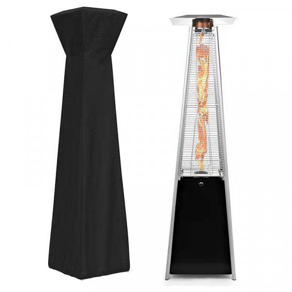 Gassdrevet terrassevarmer 13 kW | Pyramidformet | Svart Gassdrevet terrassevarmer 13 kW | Pyramidformet | Svart