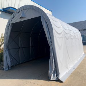 Garasje telt 26,2m² for bobil, campingvogn og båt Garasje telt 26,2m² for bobil, campingvogn og båt