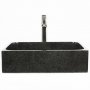 Servant 45x35cm | Svart naturstein | Unike skift