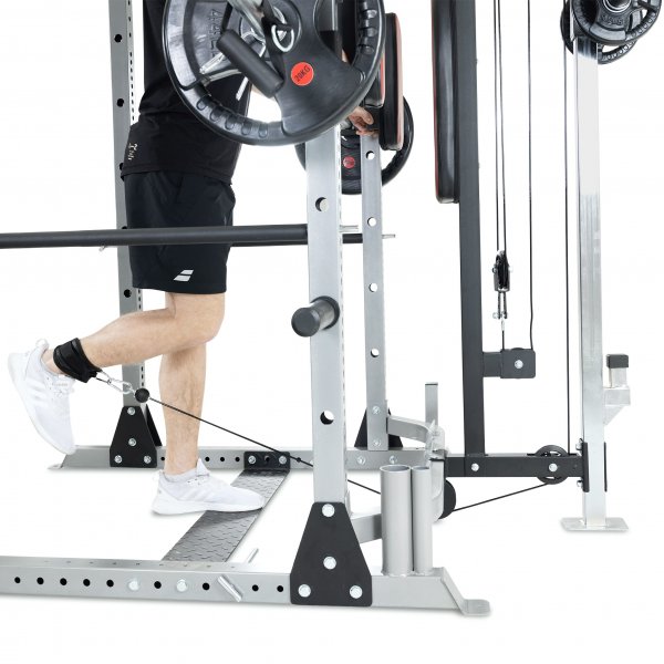 Vektstangstativ med treningsbenk