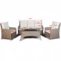 Sofagruppe utembler | Innebygd oppbevaring | Gr kunstrotting | Sanns
