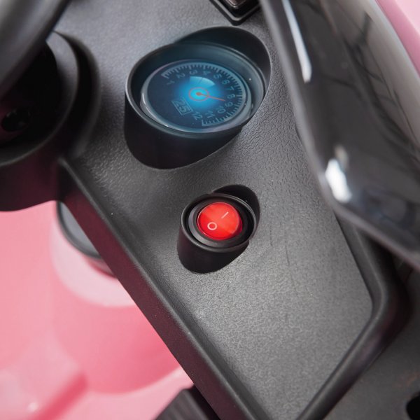 Elbil for barn 12V - Rosa - 2x25W Cab