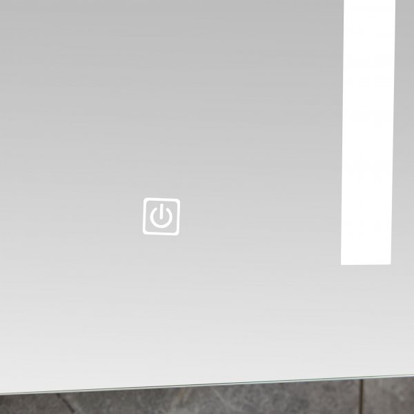 Baderomsspeilskap med LED-belysning Baderomsspeilskap med LED-belysning