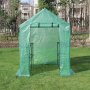 Drivhus i plast 2m | Stlramme med PE plastdeksel