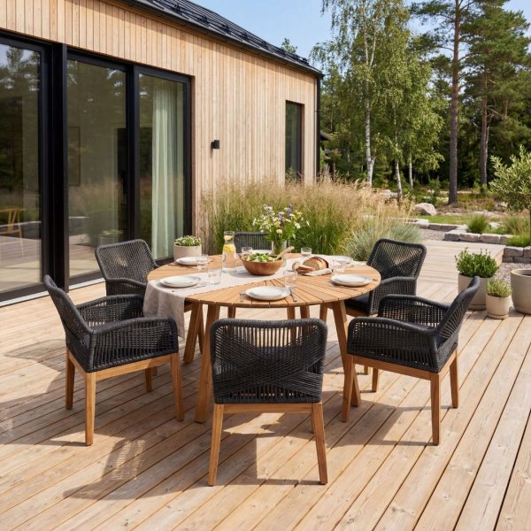 Spisegruppe utemøbler | 6 sitteplasser | Akasietre | Lyfco Florida Spisegruppe utemøbler | 6 sitteplasser | Akasietre | Lyfco Florida