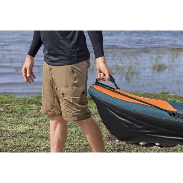 Fiskekajakk HydroForce Angler Elite 380x99 cm | Fish ruler, ripstop, komplett sett, Bestway 65197 Fiskekajakk HydroForce Angler Elite 380x99 cm | Fish ruler, ripstop, komplett sett, Bestway 65197