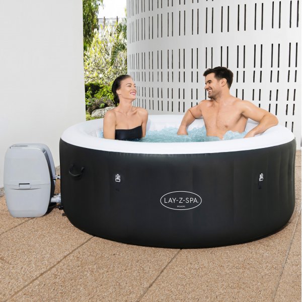 Oppbl�sbart spabad 2�4 personer | Lay-Z-Spa Miami AirJet | Bestway