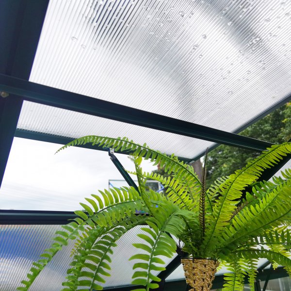 Drivhus 3,3m� | 4mm sikkerhetsglass | 5 �rs stormgaranti