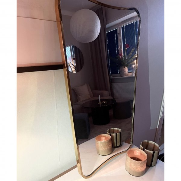 Speil med avrundede former - TIFFANY GOLD Speil med avrundede former - TIFFANY GOLD