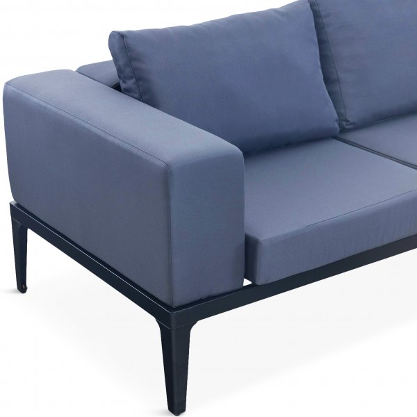 Eksklusiv loungegruppe i teak og aluminium - Björkskär Eksklusiv loungegruppe i teak og aluminium - Björkskär