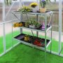 Drivhusbord med plantekasser | 113 cm h�y