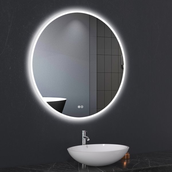 Badrumsspegel 80cm med LED-belysning Badrumsspegel 80cm med LED-belysning