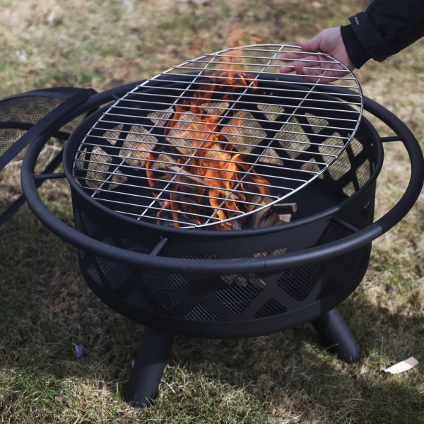 Habanero Steel peis / bålkurv | Bærbar grill for utendørs bruk | Fireland Habanero Steel peis / bålkurv | Bærbar grill for utendørs bruk | Fireland