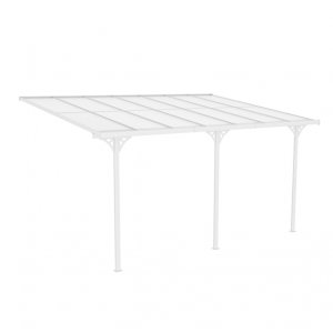 Balkongtak 4,35x3 m | Kanalplast / Aluminium | Ekstra høy | Hvit Balkongtak 4,35x3 m | Kanalplast / Aluminium | Ekstra høy | Hvit