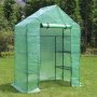 Lite drivhus i plast 1m | Stlramme med PE plastdeksel