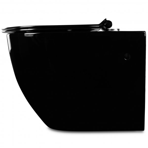 Toalettpakke vegghengt toalett & Skjult sisterne | Svart