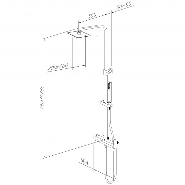 Takduschsett - Komplett pakke - Rosé Takduschsett - Komplett pakke - Rosé