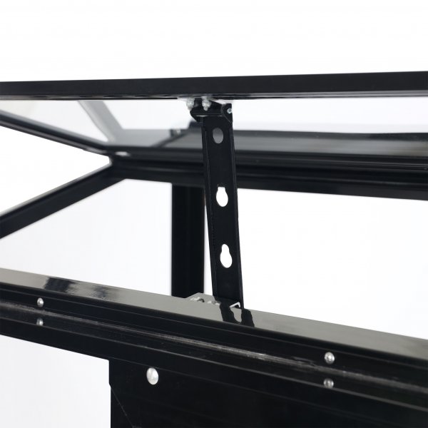 Høyt mini drivhus | 4mm sikkerhetsglass | Svart Høyt mini drivhus | 4mm sikkerhetsglass | Svart