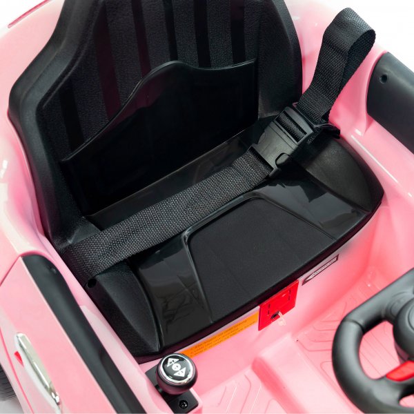 Elbil for barn 12V - Rosa - 2x25W Cab