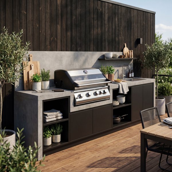 Innebygd gassgrill for utekjøkken | Rustfritt stål | Texas Innebygd gassgrill for utekjøkken | Rustfritt stål | Texas