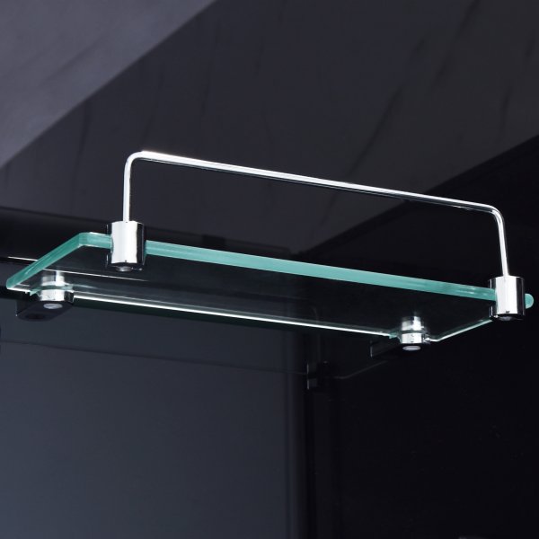 Komplett dusjkabinett med regndusj | Svart Komplett dusjkabinett med regndusj | Svart