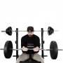 Krllestang 130cm | 25 mm hull | Perfekt for hjemmetrening