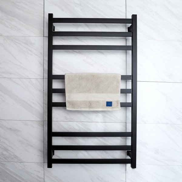 Elektrisk håndklestang 60x102,5x12cm | SC05 | Svart Elektrisk håndklestang 60x102,5x12cm | SC05 | Svart