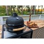 Kamado-grill | Keramisk grill BBQ | �45 cm | Svart