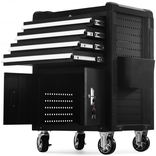 Mont�rsvogn med fire skuffer og underskap